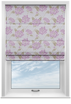 Corsica, Mauve - Twist&Fit Roman Blind